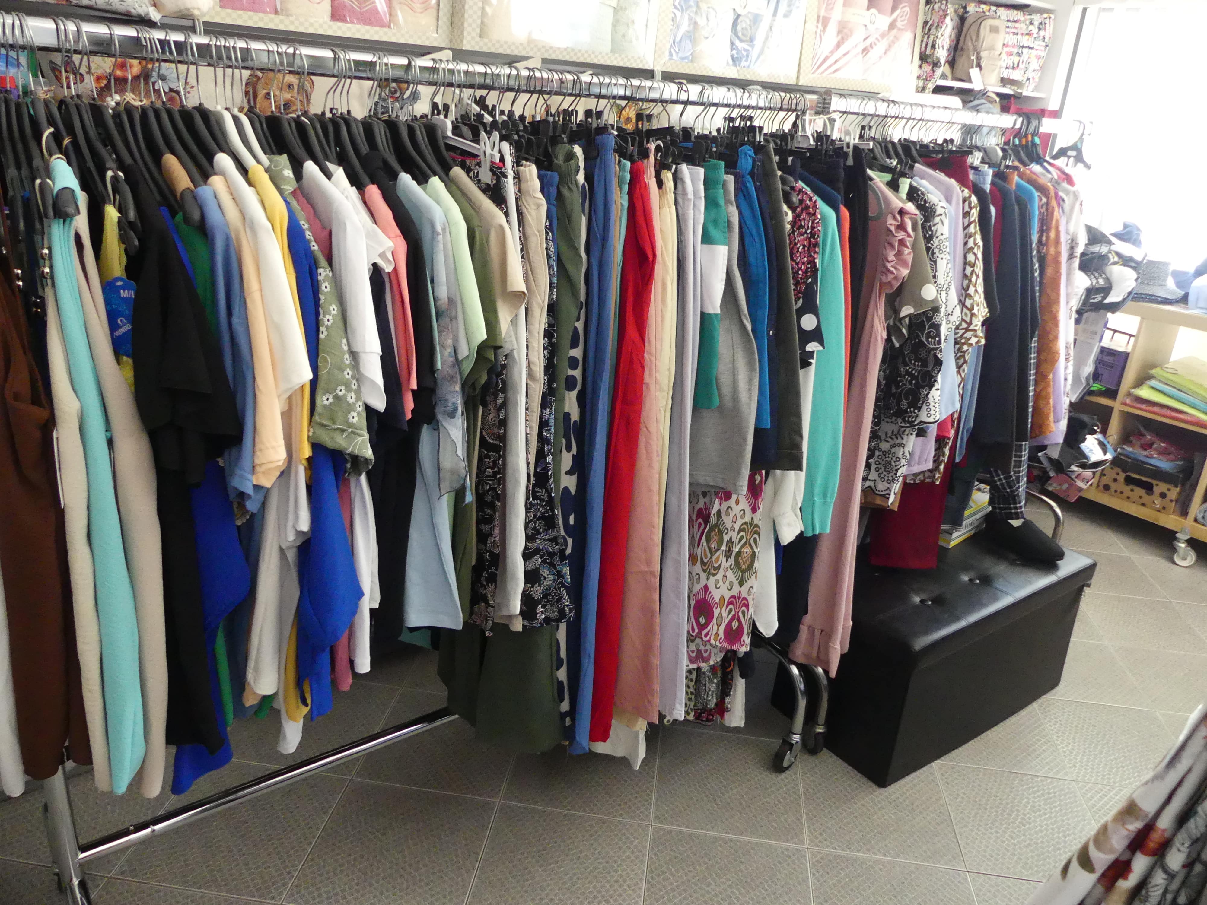 Secção de roupa